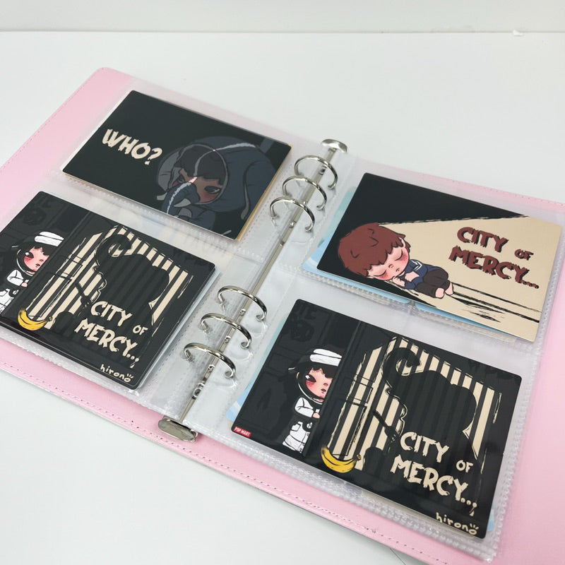 現貨優惠 ⚡️ 泡泡瑪特 4宮格 A5 集卡冊 身分卡 動漫卡牌 鬼滅 卡冊 收集本 追星卡 收藏冊 卡片 公仔 手帳冊