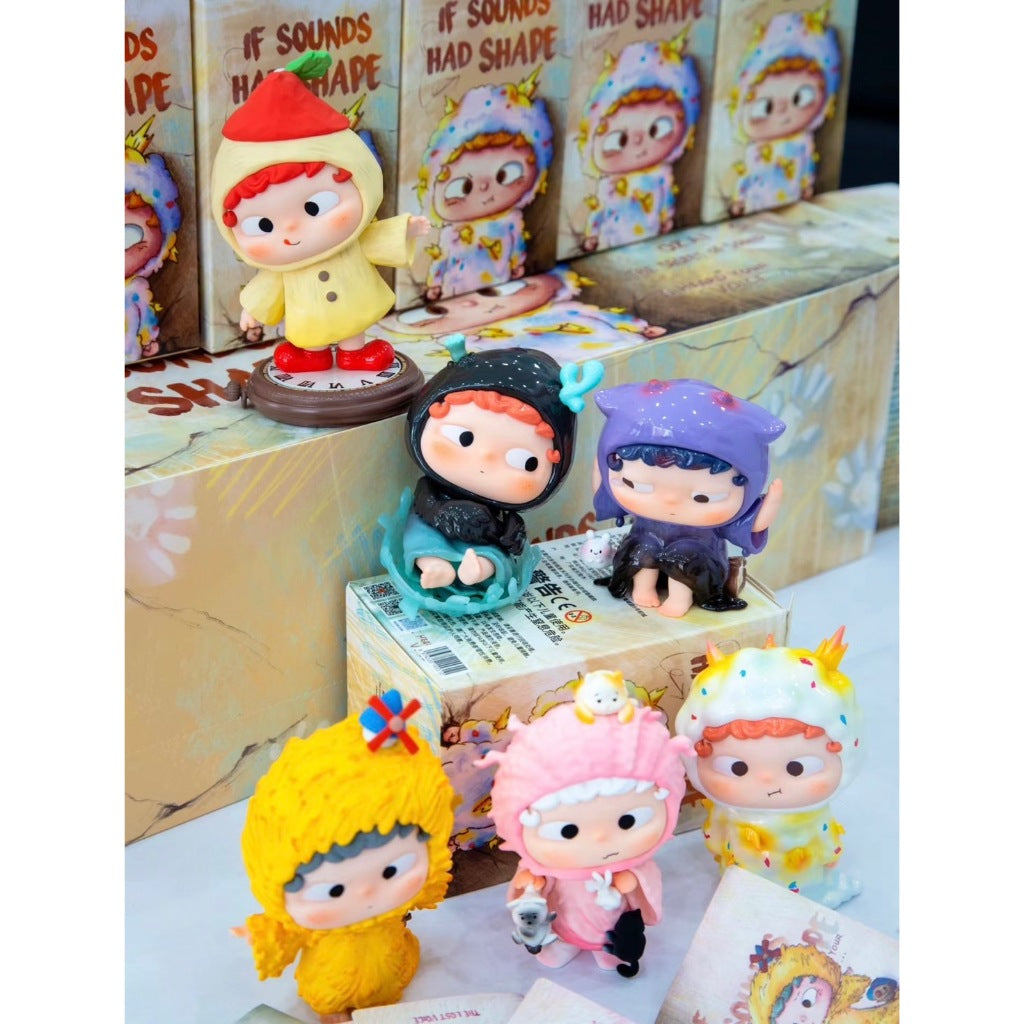 快速預購 ✅ 哦崽 OZAI 如果聲音也有形狀 確認款 黑玩 盲盒 公仔 heyone 隱藏 心跳的聲音 失落的聲音