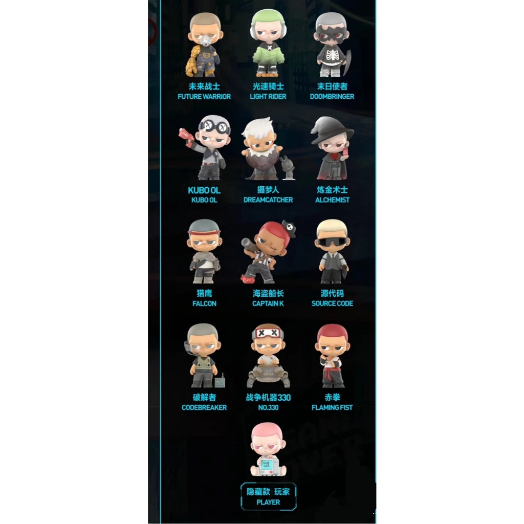 快速預購 ✅ KUBO Select your character 確認款 隱藏 玩家 光速騎士 攝夢人 盲盒 公仔