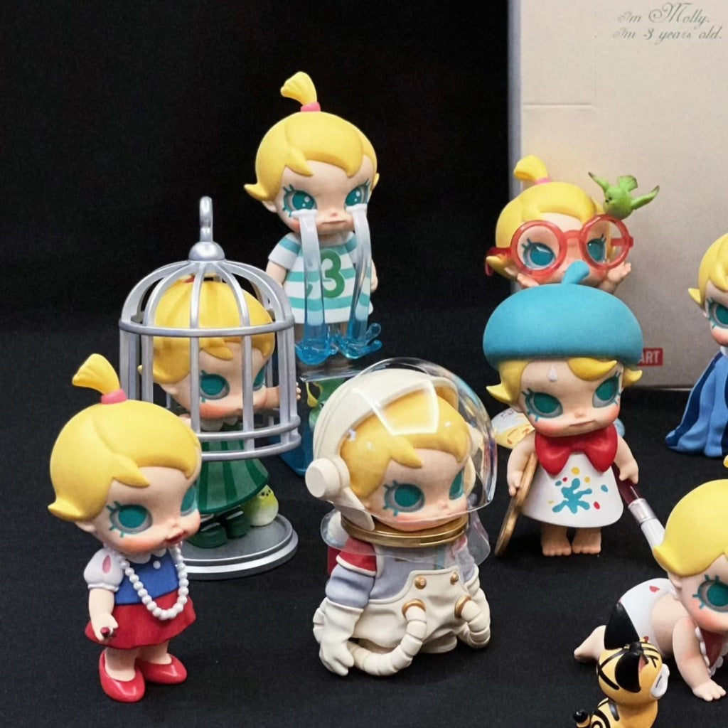 快速預購 🔥 MOLLY 當我三歲時 確認款 POPMART 泡泡瑪特 皇冠特大號 茉莉 公仔 盲盒 隱藏 太空初計畫