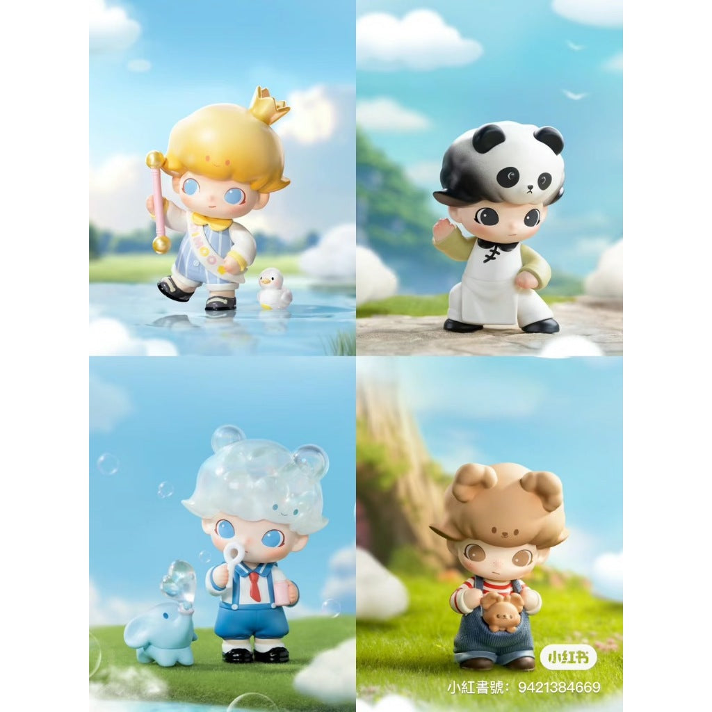 快速預購 ⚡ Dimoo 動物王國 確認款 小猴撈月 公仔 泡泡瑪特 pop mart 盲盒 溫暖北極熊 小熊奶爸 隱藏