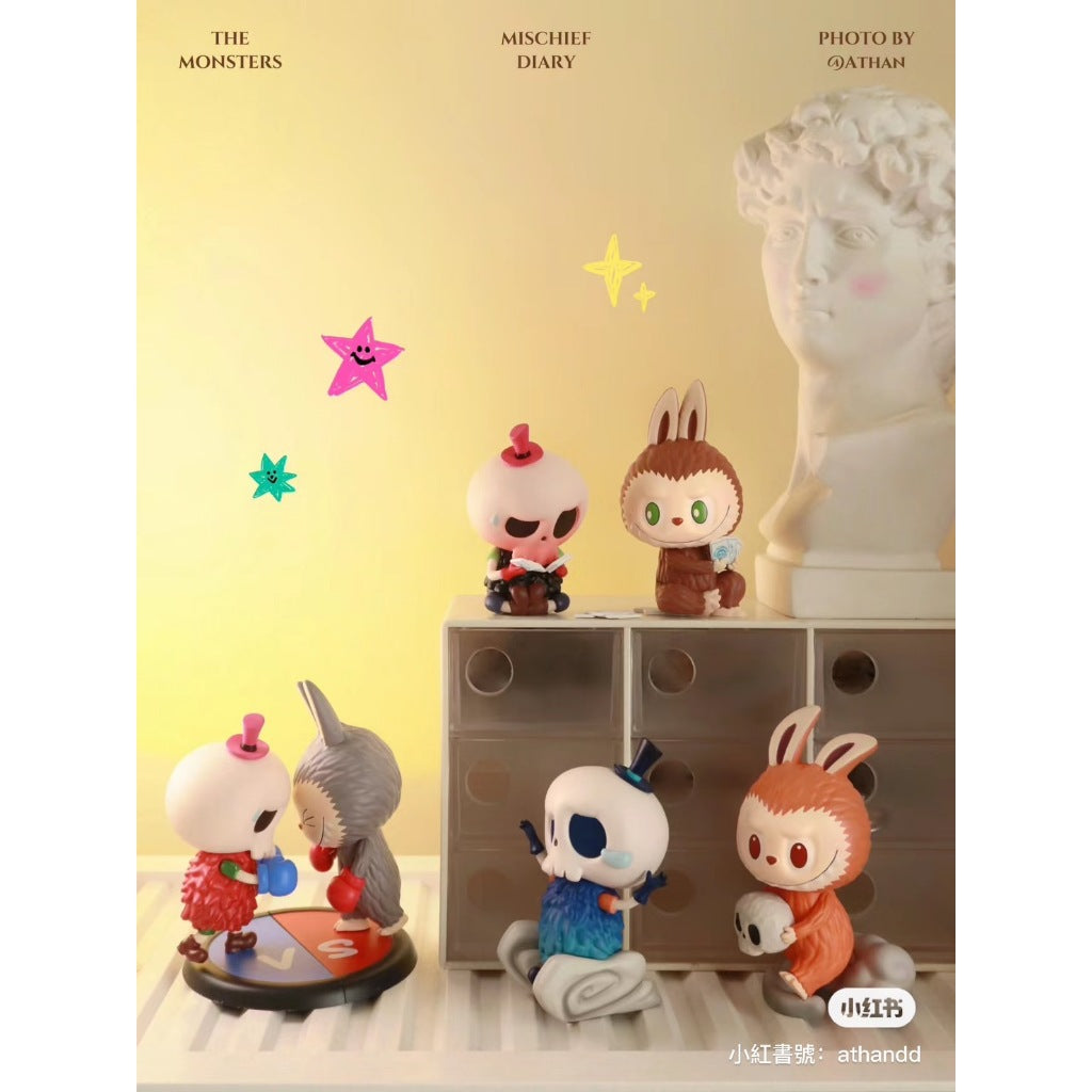 快速預購 ✅ Labubu 頑皮日記 洗漱包 確認款 隱藏 泡泡瑪特 拉布布 盲盒 公仔 浪漫星期四 甜蜜星期六 周邊