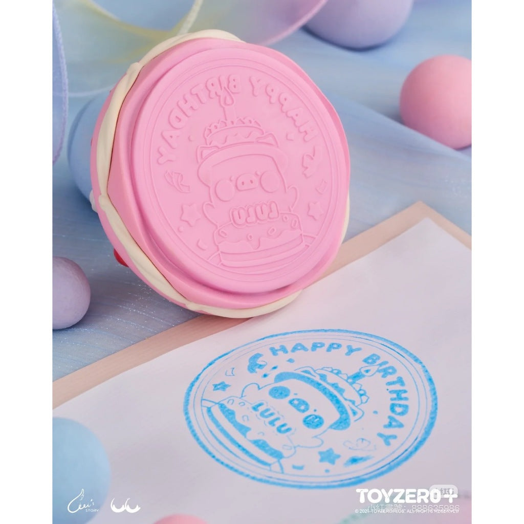 快速預購 ✅ Lulu豬 生日蛋糕套組 五周年紀念款3XL 五周年 罐頭豬 52toys 生日吊卡 公仔 盲盒 擺件