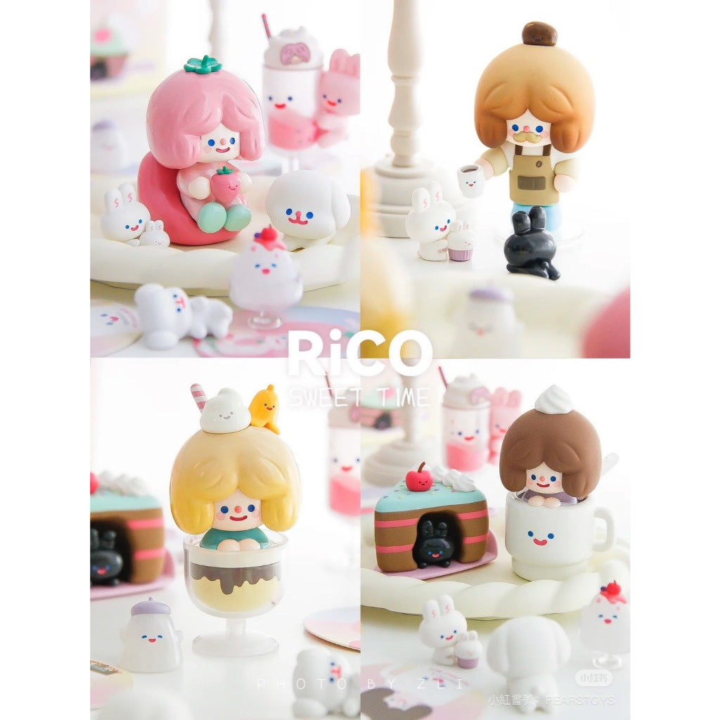 確認款 ✅ Rico 甜品時光  確認款  尋找獨角獸  隱藏  驚喜款  盲盒  公仔 小白瑞士捲 布丁派對 甜蜜花束