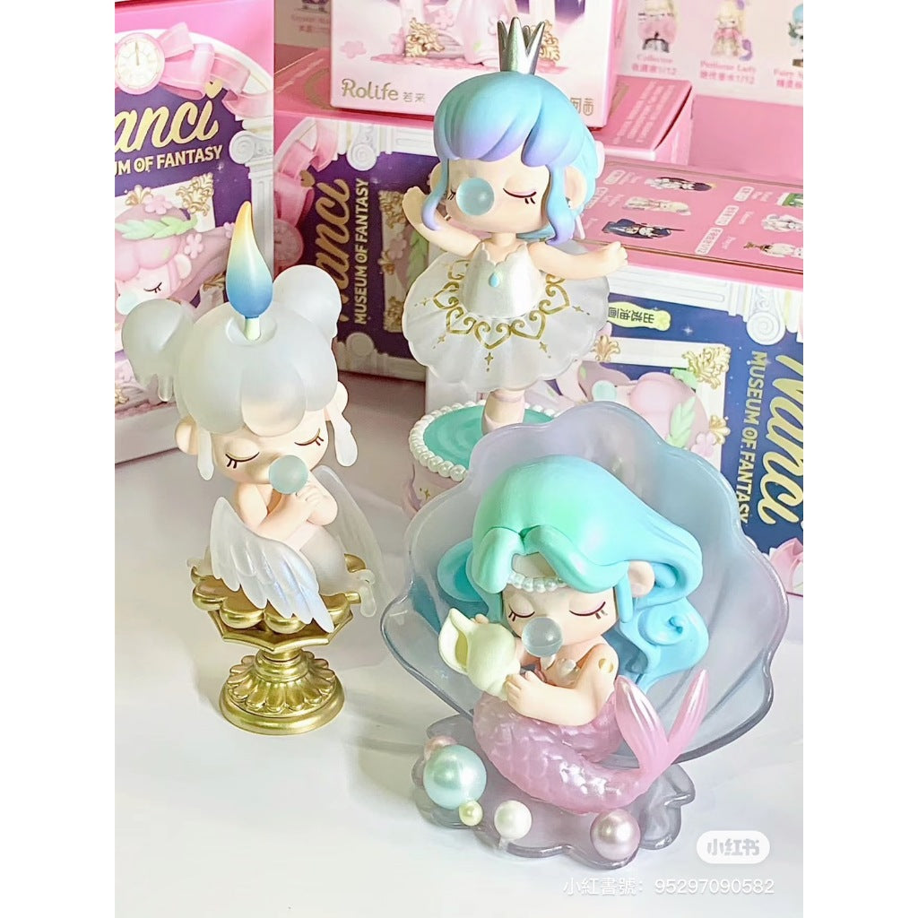 快速預購 ⚡ Nanci 幻想博物館 若來 出逃油畫 公仔 盲盒 人魚貝殼 隱藏 確認款 rolife 囡茜 發條舞者