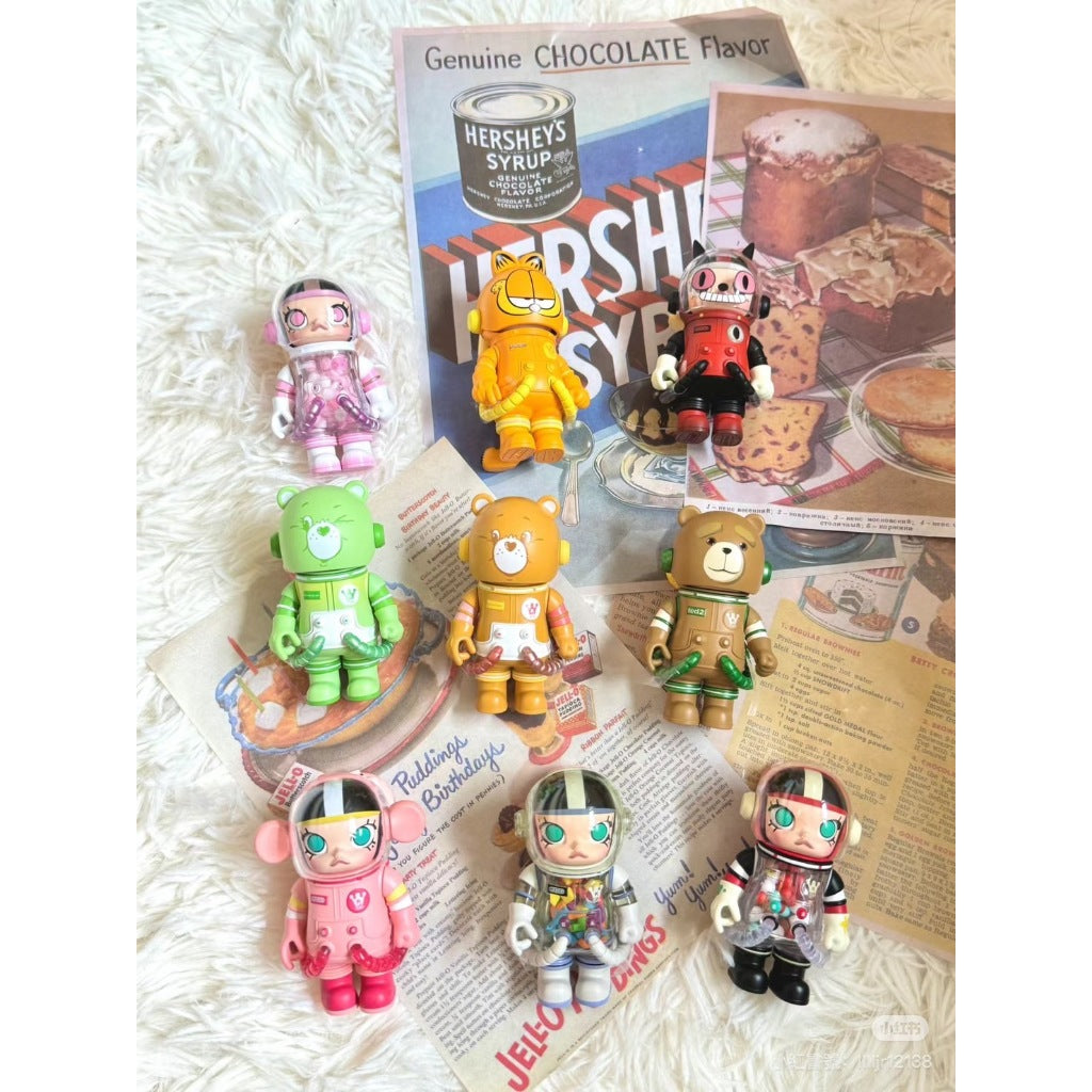 快速預購 ✅ Molly 100% 三代 泰迪熊 加菲貓 3代 泡泡瑪特 MEGA SPACE 100% 確認款 宇航員