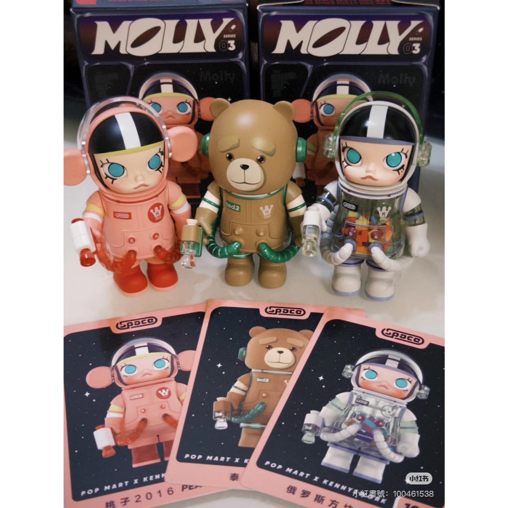 快速預購 ✅ Molly 100% 三代 泰迪熊 加菲貓 3代 泡泡瑪特 MEGA SPACE 100% 確認款 宇航員