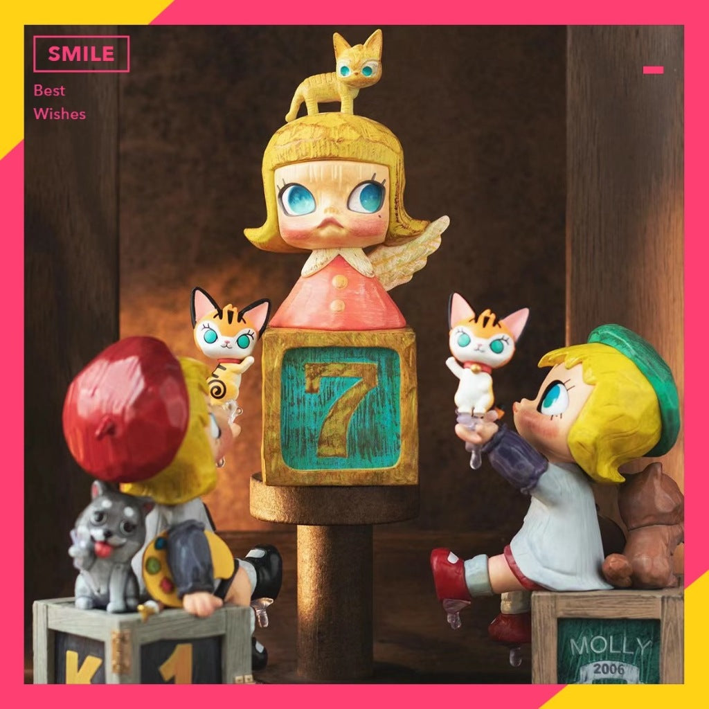 快速預購 ✅ Molly 周年紀念雕塑 二代 茉莉 泡泡瑪特 popmart 茉莉番茄殺手 我的二分之一 公仔 盲盒 隱