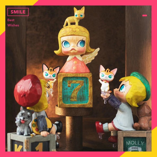 快速預購 ✅ Molly 周年紀念雕塑 二代 茉莉 泡泡瑪特 popmart 茉莉番茄殺手 我的二分之一 公仔 盲盒 隱