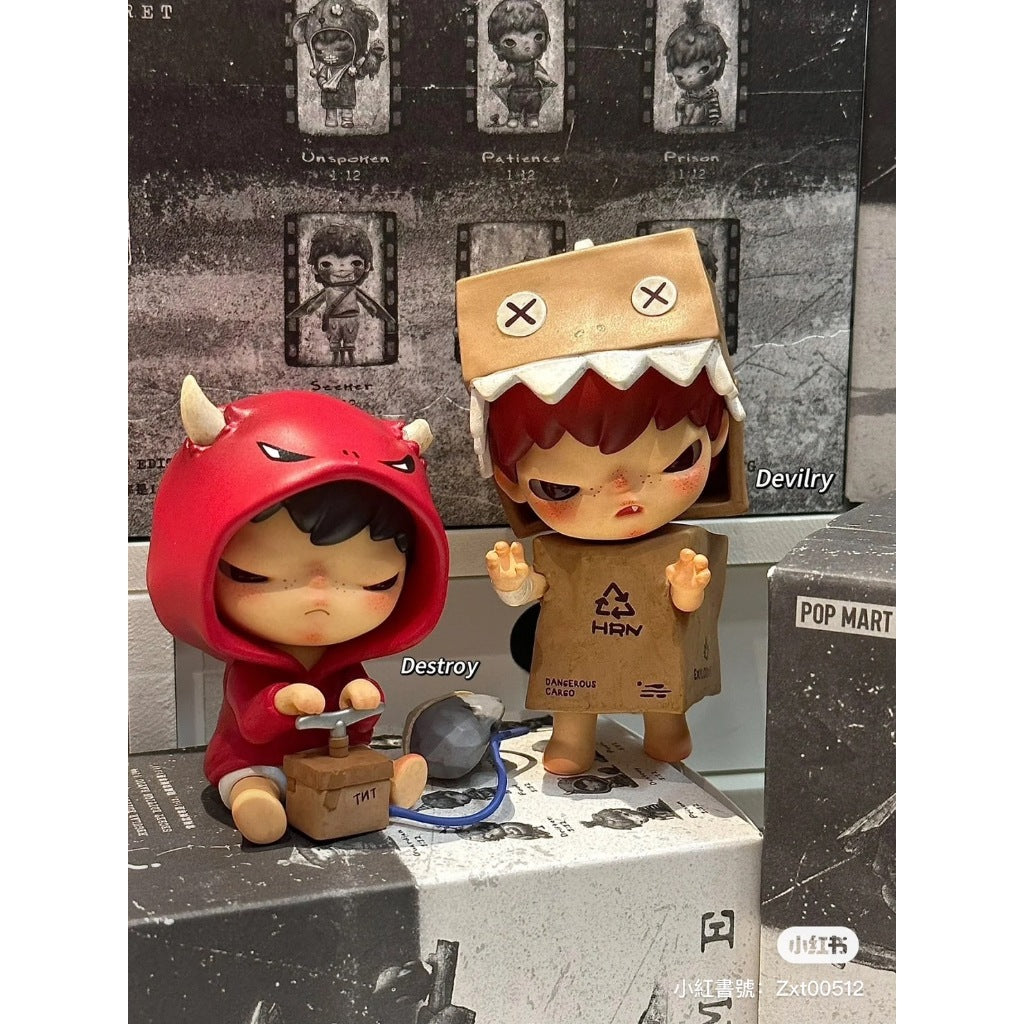 快速預購 ✅ 小野 默劇系列 四代 Hirono 默 隱藏 確認款 泡泡瑪特 公仔 盲盒 popmart 詩 逆 端盒