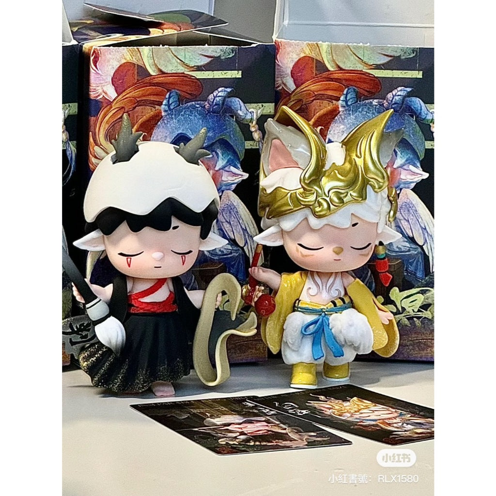 快速預購 ✅ Mimi 山海有冥 heyone 黑玩 盲盒 確認款 隱藏 比翼鳥 雪神滕六 公仔 卵生之國 北海玄冥