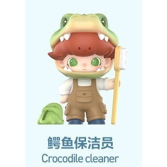 快速預購 ⚡ Dimoo 動物王國 確認款 小猴撈月 公仔 泡泡瑪特 pop mart 盲盒 溫暖北極熊 小熊奶爸 隱藏