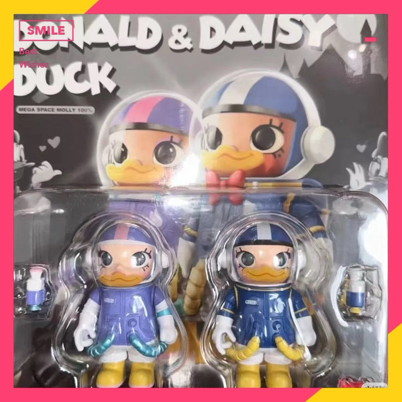 快速預購 ✅ Molly 唐老鴨 100% 黛西 daisy 迪士尼 泡泡瑪特 吊卡 公仔 popmart 宇航員 盲盒