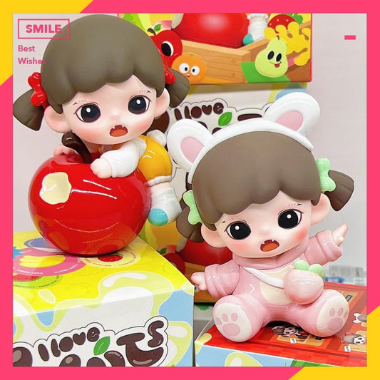 快速預購✅ Zoraa 我愛吃果果 系列 確認款 隱藏 TNT 蜜桃妹妹 盲盒 公仔 香蕉妹妹 禮物 水果 蘋果妹妹