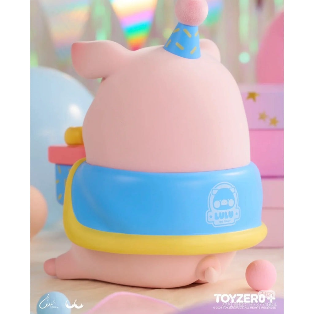 快速預購 ✅ Lulu豬 生日蛋糕套組 五周年紀念款3XL 五周年 罐頭豬 52toys 生日吊卡 公仔 盲盒 擺件