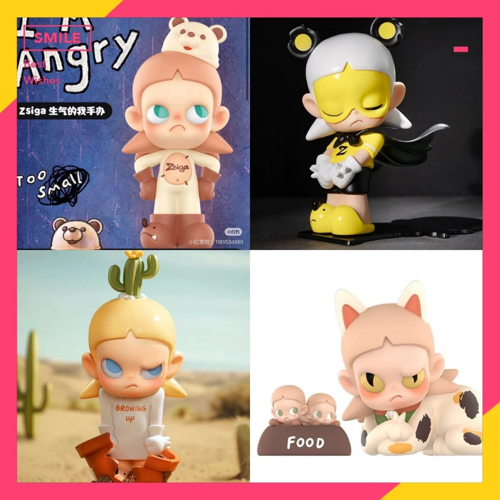 快速預購 ✅ Zsiga 吊卡 破土而出 生氣的我 守護 挑食的貓 手辦 公仔 泡泡瑪特 popmart 盲盒 貓吊卡
