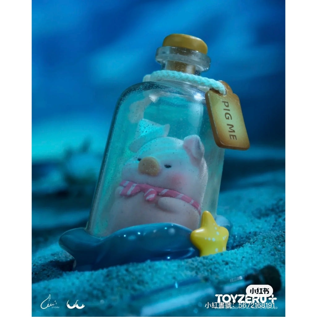 快速預購 ⚡ Lulu豬 海洋 系列 罐頭豬 確認款 52TOYS 美人魚 公仔 盲盒 隱藏 漂流瓶 鯨魚氣球 海報