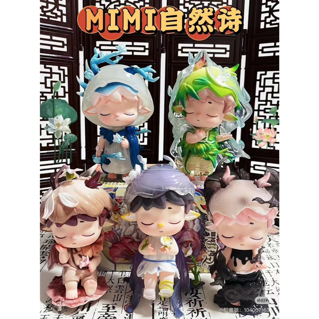 快速預購  ✅ Mimi 自然詩 確認款 黑玩 heyone 隱藏 盲盒 公仔 未晞 歸塵 墨池 古風 盒玩 禮物 紫苑