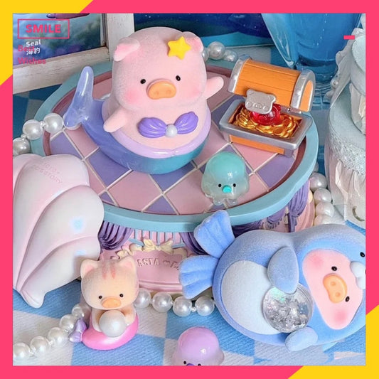 快速預購 ⚡ Lulu豬 海洋 系列 罐頭豬 確認款 52TOYS 美人魚 公仔 盲盒 隱藏 漂流瓶 鯨魚氣球 海報
