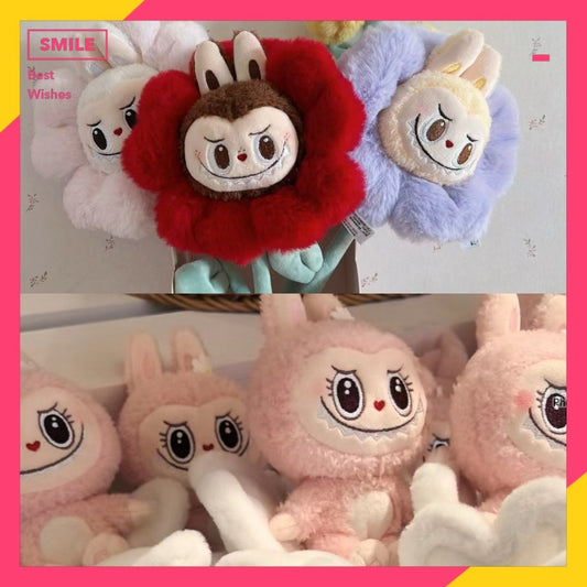 快速預購 ✅ mokoko 花束娃娃 泡泡瑪特樂園 labubu 毛絨娃娃 公仔 盲盒 popmart 春日花花 娃娃