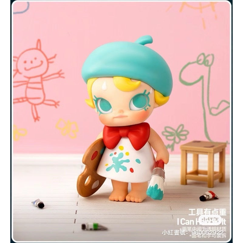 快速預購 🔥 MOLLY 當我三歲時 確認款 POPMART 泡泡瑪特 皇冠特大號 茉莉 公仔 盲盒 隱藏 太空初計畫