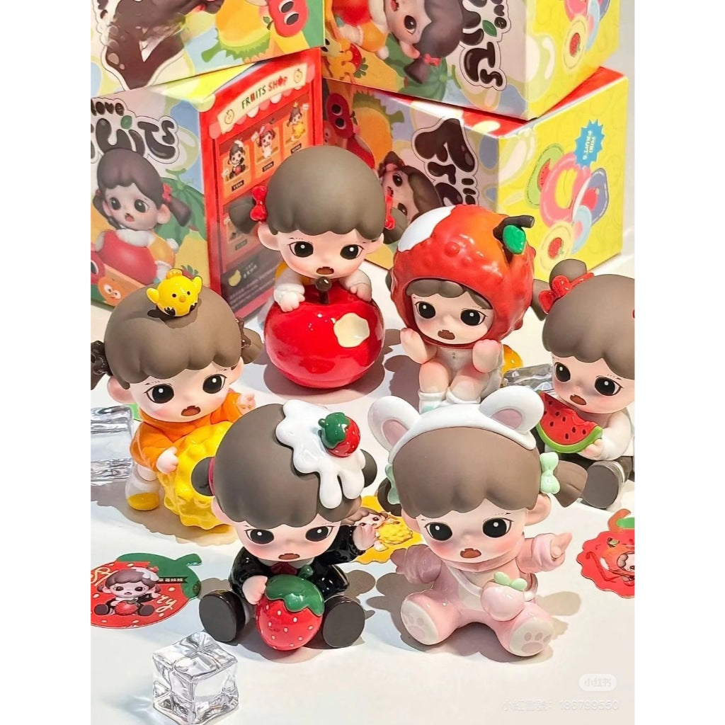 快速預購✅ Zoraa 我愛吃果果 系列 確認款 隱藏 TNT 蜜桃妹妹 盲盒 公仔 香蕉妹妹 禮物 水果 蘋果妹妹