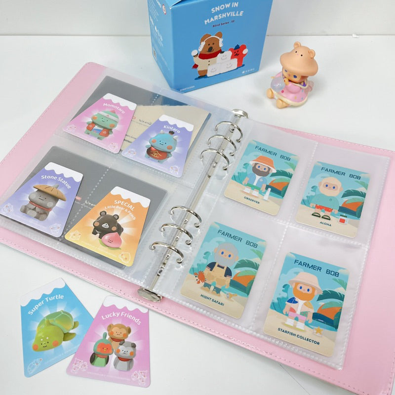 現貨優惠 ⚡️ 泡泡瑪特 4宮格 A5 集卡冊 身分卡 動漫卡牌 鬼滅 卡冊 收集本 追星卡 收藏冊 卡片 公仔 手帳冊