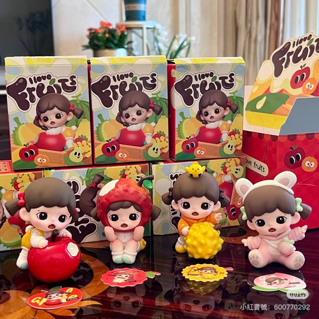快速預購✅ Zoraa 我愛吃果果 系列 確認款 隱藏 TNT 蜜桃妹妹 盲盒 公仔 香蕉妹妹 禮物 水果 蘋果妹妹