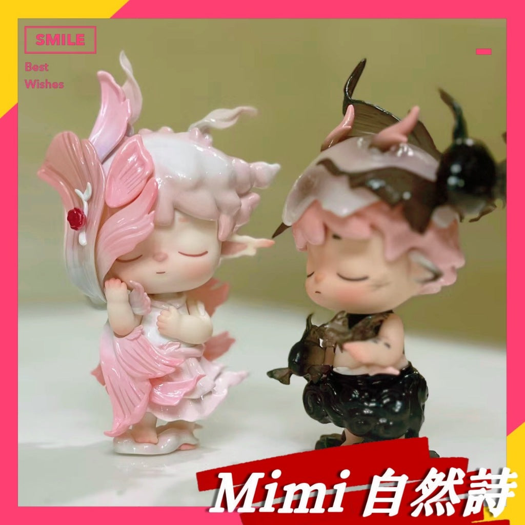 快速預購  ✅ Mimi 自然詩 確認款 黑玩 heyone 隱藏 盲盒 公仔 未晞 歸塵 墨池 古風 盒玩 禮物 紫苑