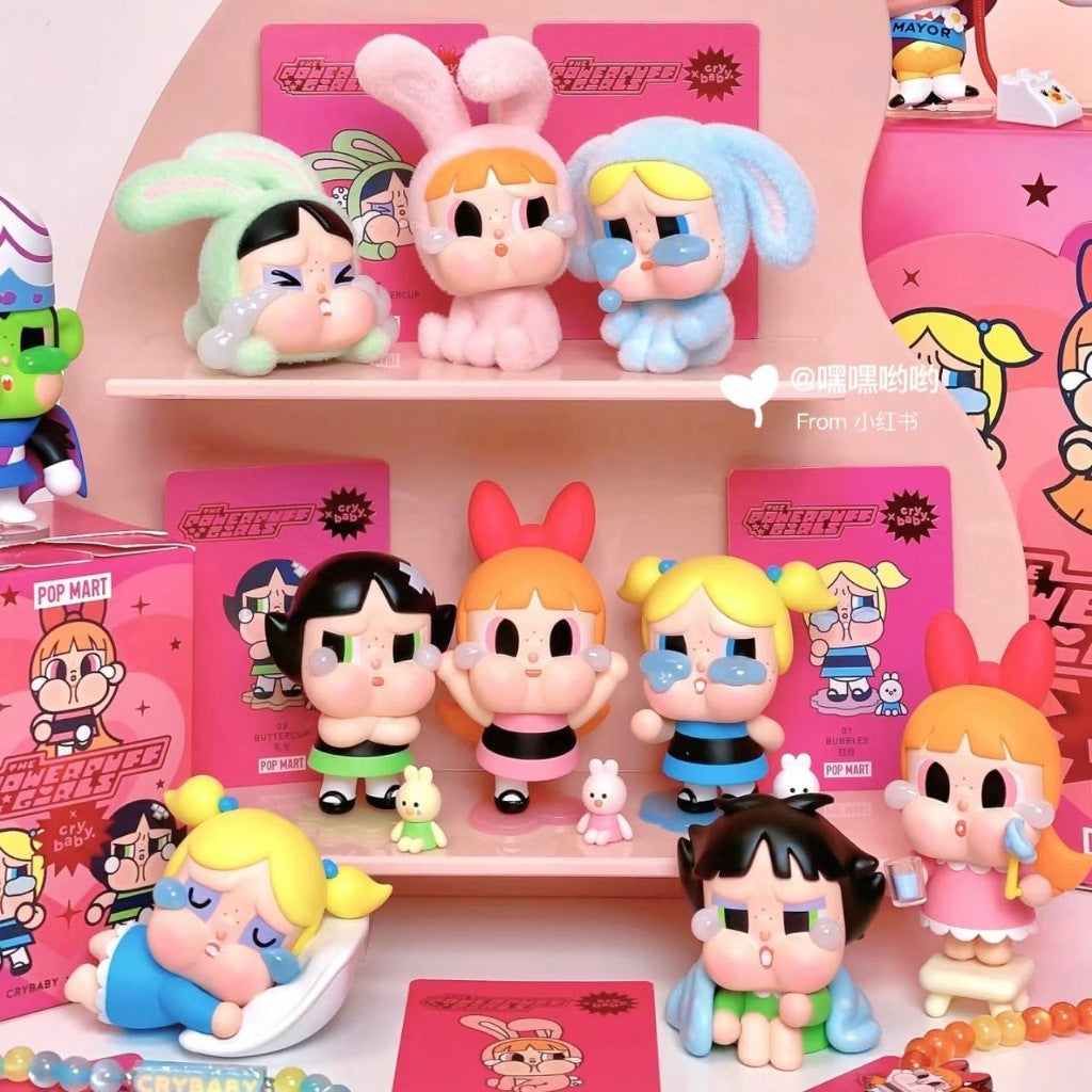 快速預購 ✅ 哭娃 飛天小女警 Crybaby 盲盒 盒玩 確認款 隱藏 錢多多公主 公仔 花花 泡泡 毛毛 泡泡瑪特