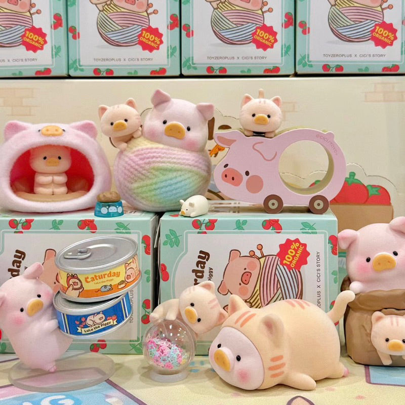 快速預購 ✅ Lulu豬咪的休閒日 三代 確認款 隱藏 追劇時刻 豬咪車車 公仔 52toys 盲盒 盲抽 端盒