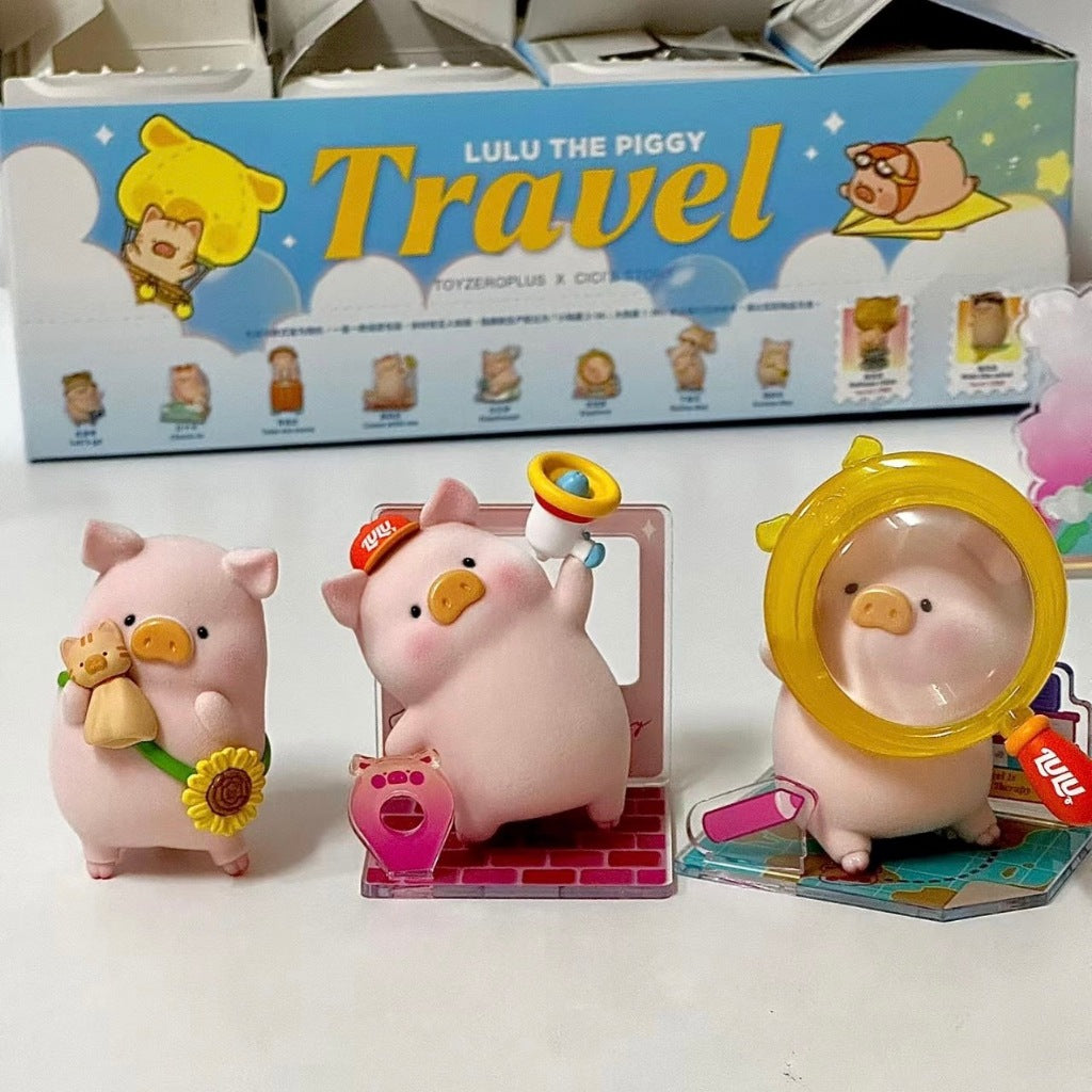 快速預購 ✅ Lulu豬 旅行系列 罐頭豬 旅行 出發吧 帶我走 下雨天 看世界 隱藏 52toys 公仔 盲盒 確認款