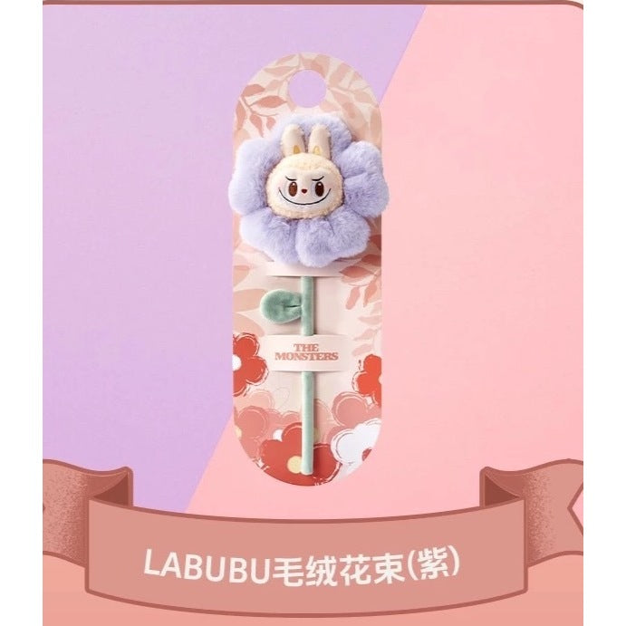 快速預購 ✅ mokoko 花束娃娃 泡泡瑪特樂園 labubu 毛絨娃娃 公仔 盲盒 popmart 春日花花 娃娃