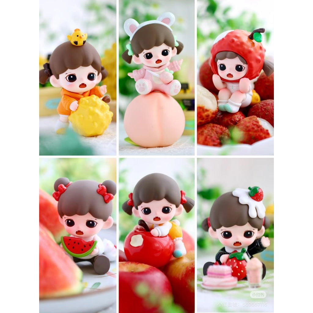 快速預購✅ Zoraa 我愛吃果果 系列 確認款 隱藏 TNT 蜜桃妹妹 盲盒 公仔 香蕉妹妹 禮物 水果 蘋果妹妹