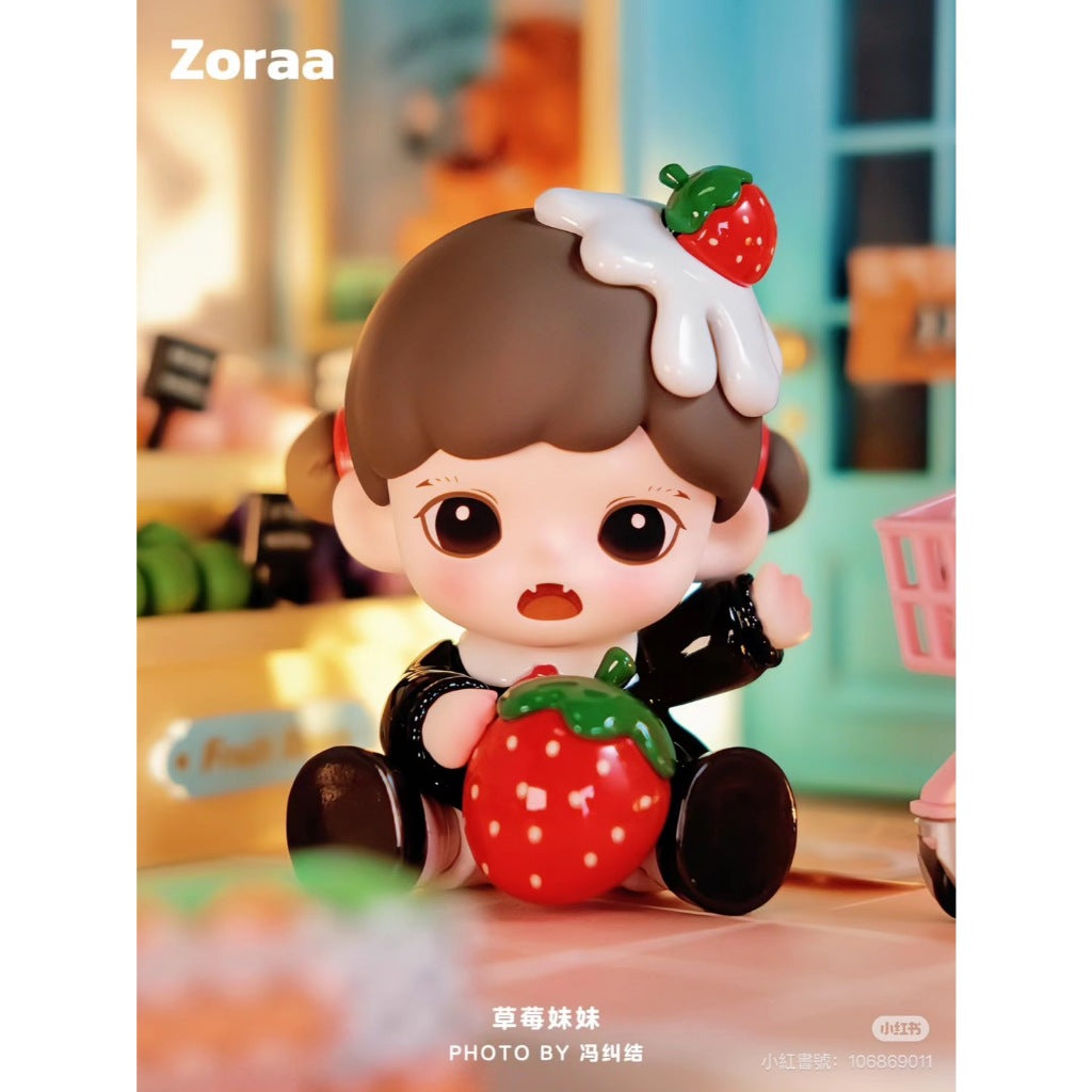 快速預購✅ Zoraa 我愛吃果果 系列 確認款 隱藏 TNT 蜜桃妹妹 盲盒 公仔 香蕉妹妹 禮物 水果 蘋果妹妹