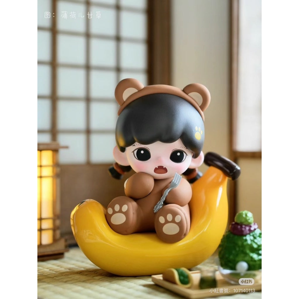 快速預購✅ Zoraa 我愛吃果果 系列 確認款 隱藏 TNT 蜜桃妹妹 盲盒 公仔 香蕉妹妹 禮物 水果 蘋果妹妹