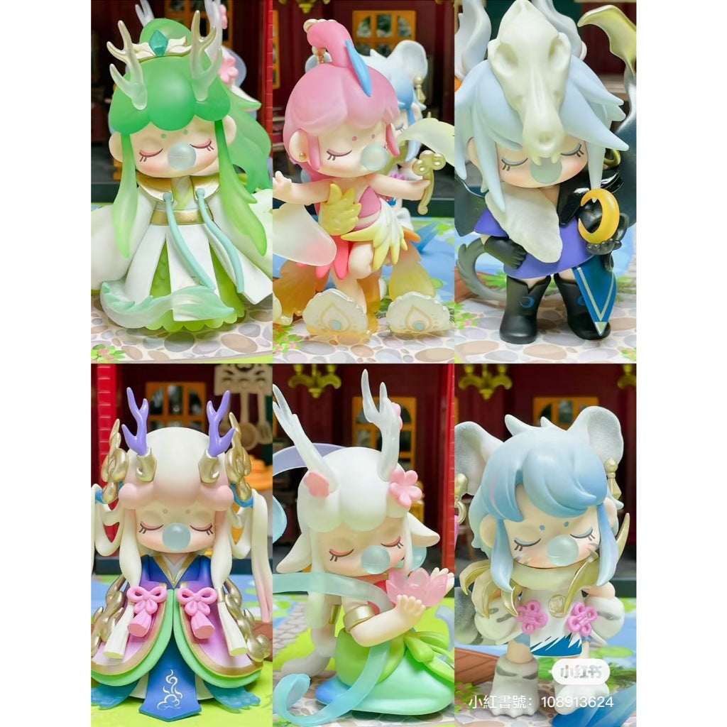 快速預購 ✅ Nanci 東方靈瑞 確認款 白孔雀 盲抽 囡茜 若来 rolife 隱藏 東方 靈瑞 九尾狐 盲盒 公仔