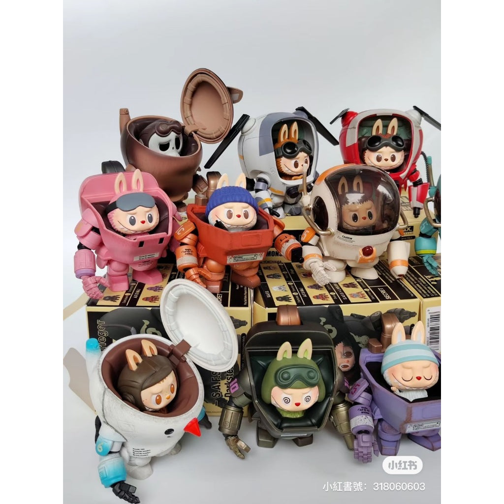 快速預購 ✅ Labubu 橫山宏 Ma.k 確認款 隱藏 泡泡瑪特 維修師 拉布布 盲盒 機器人 公仔 雪人 薄暮