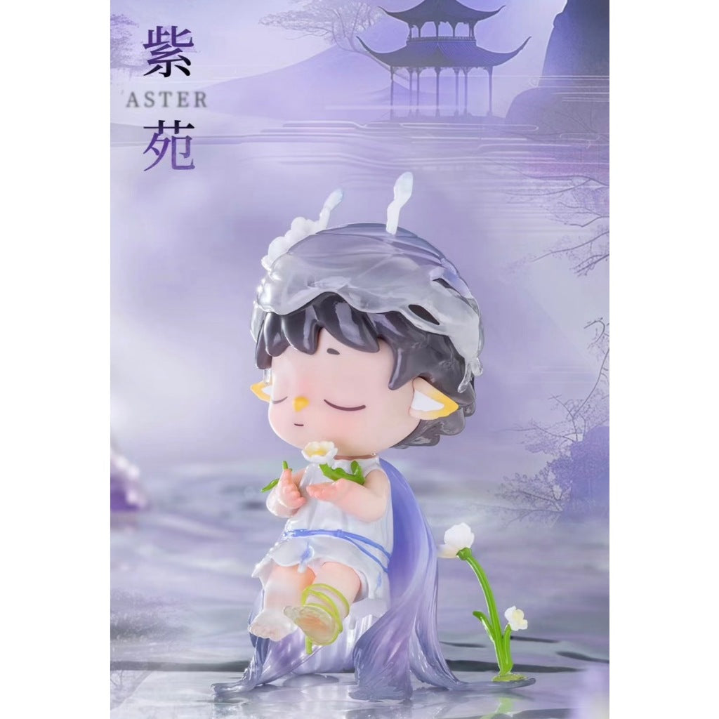 快速預購  ✅ Mimi 自然詩 確認款 黑玩 heyone 隱藏 盲盒 公仔 未晞 歸塵 墨池 古風 盒玩 禮物 紫苑