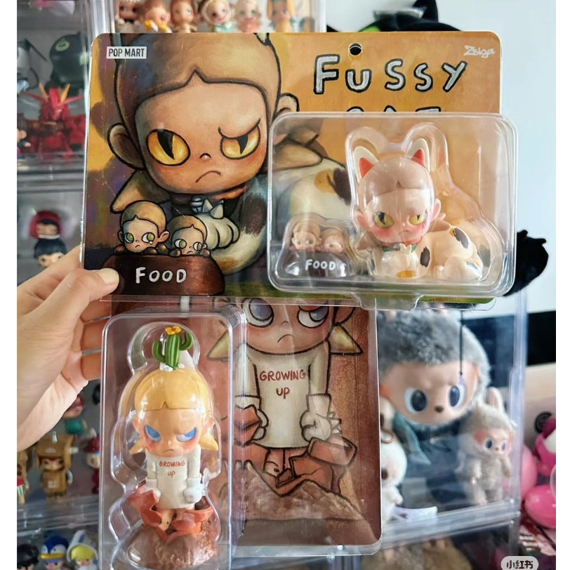 快速預購 ✅ Zsiga 吊卡 破土而出 生氣的我 守護 挑食的貓 手辦 公仔 泡泡瑪特 popmart 盲盒 貓吊卡