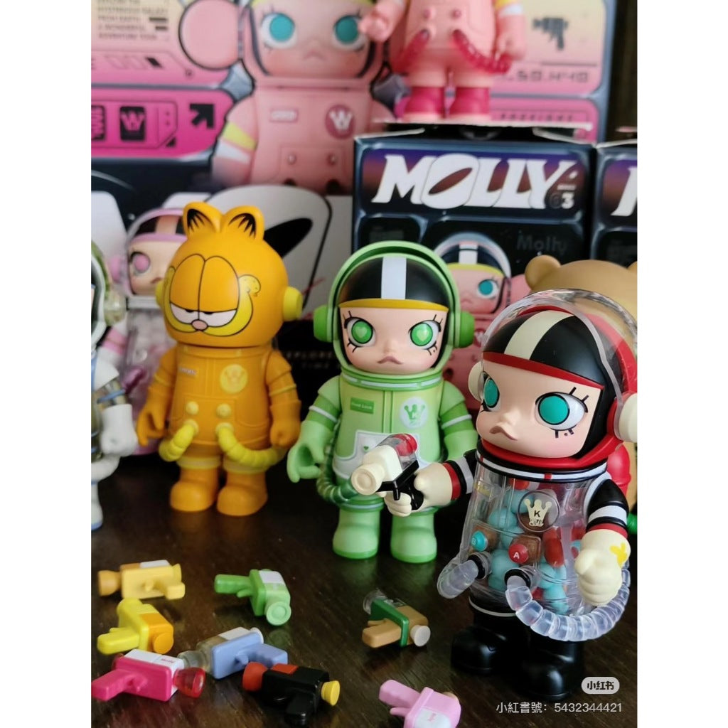 快速預購 ✅ Molly 100% 三代 泰迪熊 加菲貓 3代 泡泡瑪特 MEGA SPACE 100% 確認款 宇航員