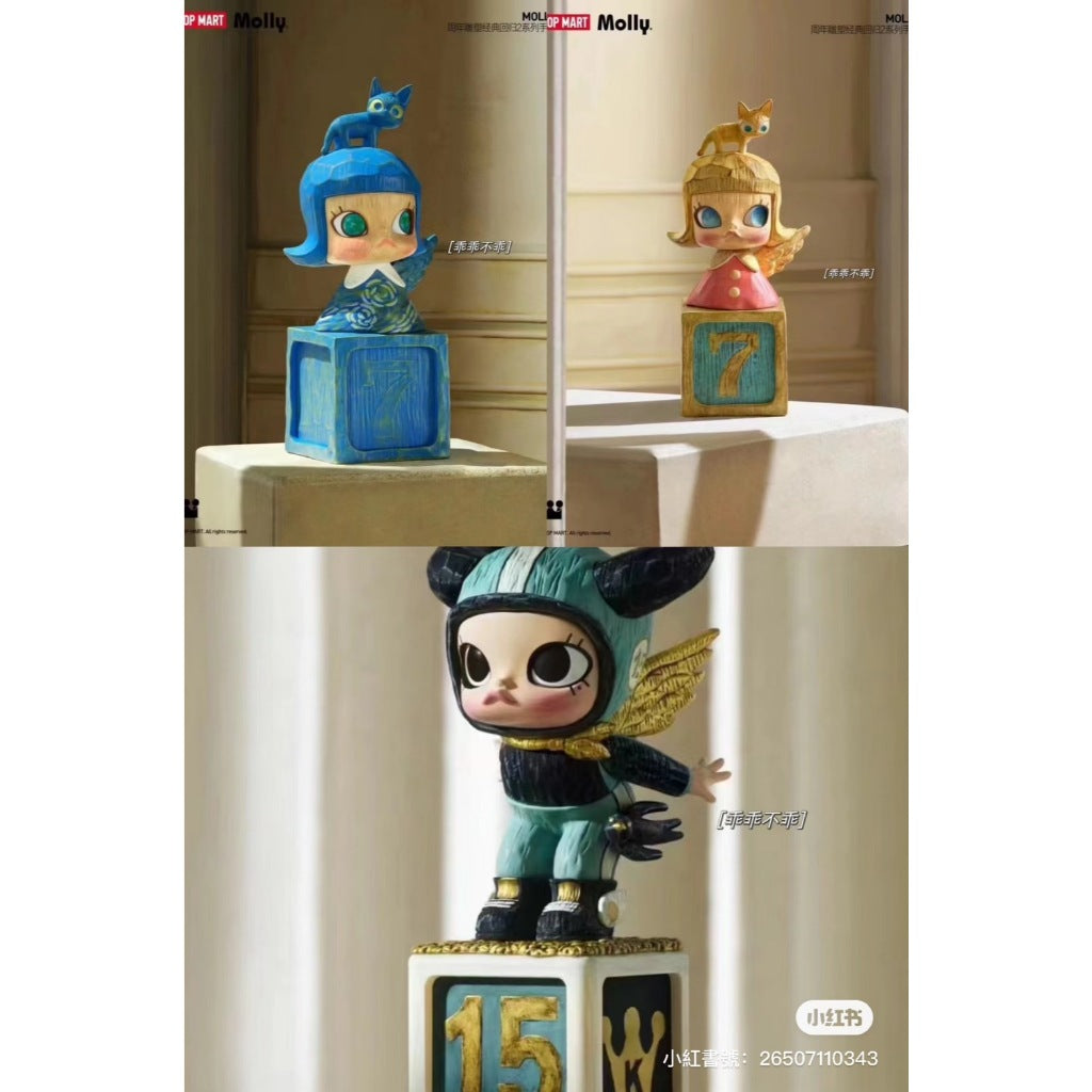 快速預購 ✅ Molly 周年紀念雕塑 二代 茉莉 泡泡瑪特 popmart 茉莉番茄殺手 我的二分之一 公仔 盲盒 隱