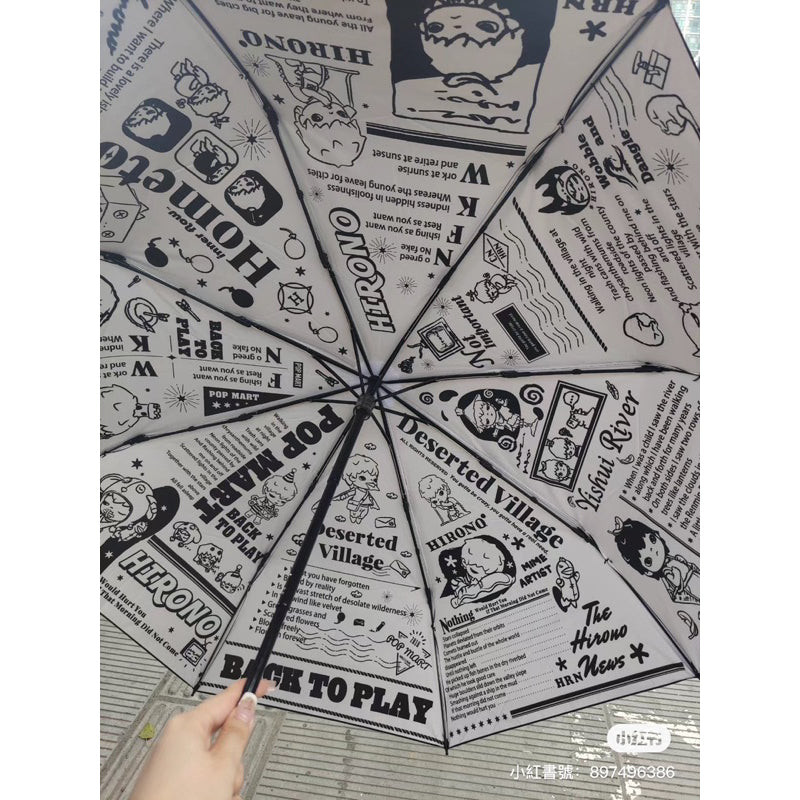 快速預購 ✅ 小野 Hirono 晴雨傘 泡泡瑪特 劇場系列 贈品 劇場系列 週邊 折疊傘 雨傘 晴雨傘 默劇 系列