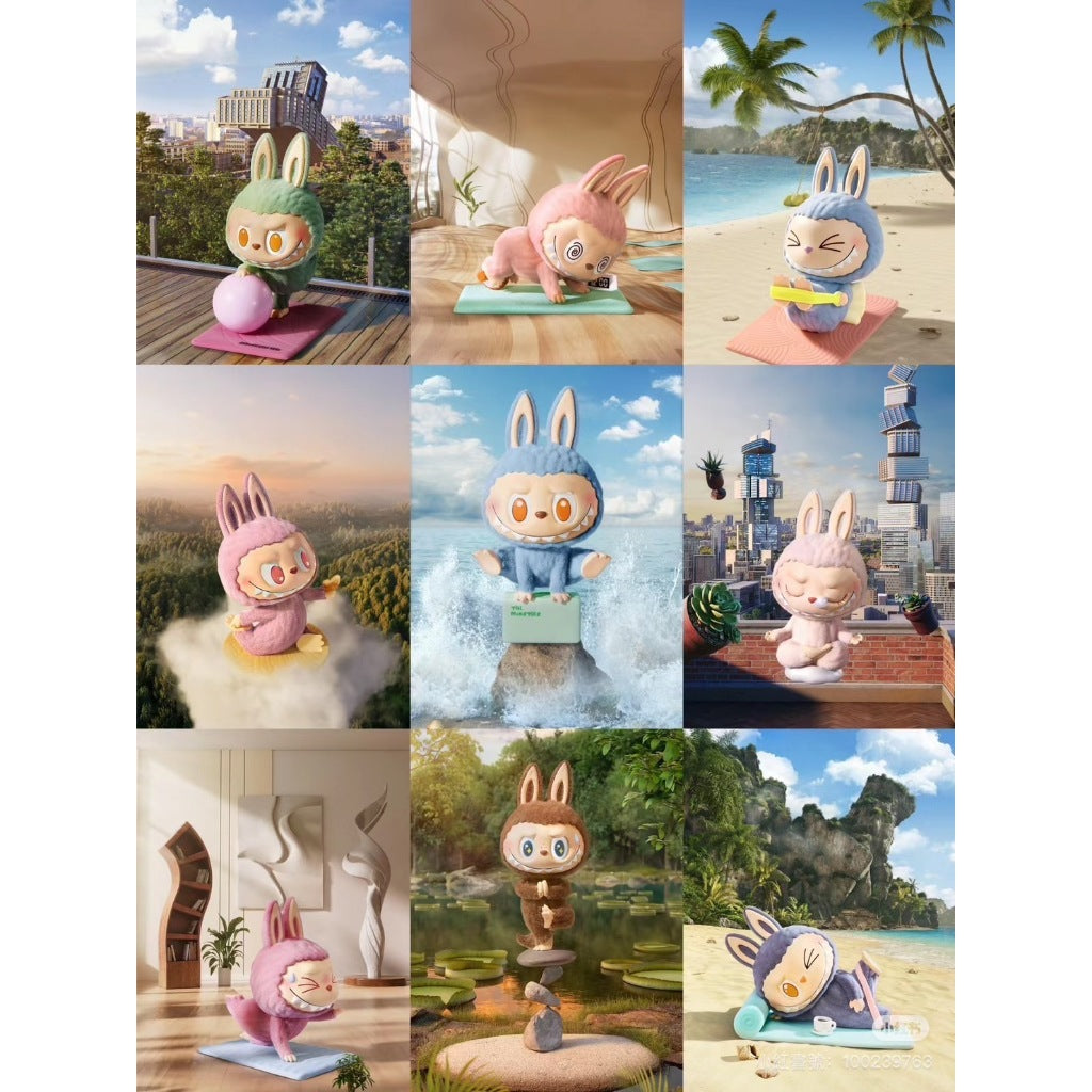 快速預購 ✅ Labubu 慵懶瑜珈 系列 確認款 隱藏 盲盒 泡泡瑪特 公仔 popmart 很正式 自信式 瑜珈