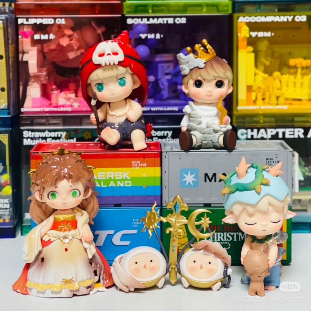 快速預購 ⚡ 黑夜中的二十五點 確認款 黑玩 Heyone 哦崽 mimi 瓜弟 蕎蕎 團團 盲盒 隱藏 審判大天使