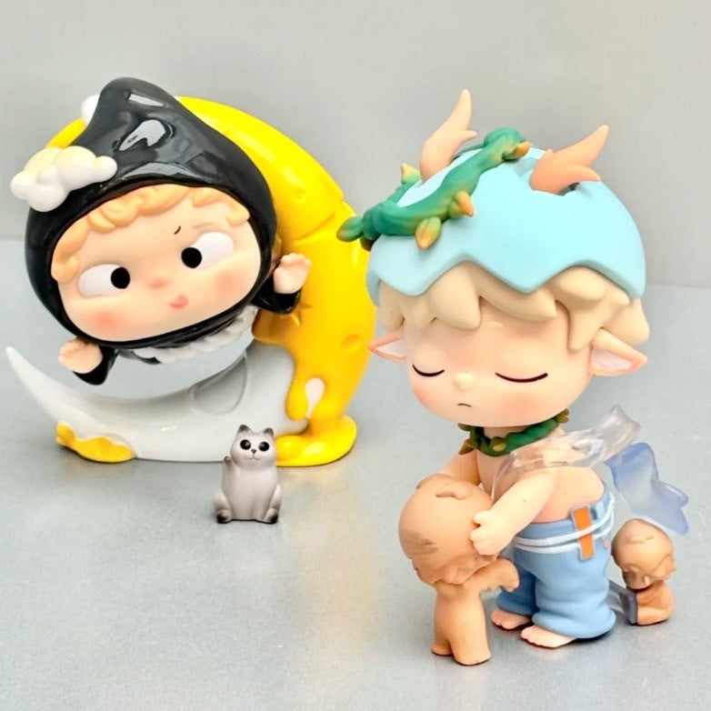 快速預購 ⚡ 黑夜中的二十五點 確認款 黑玩 Heyone 哦崽 mimi 瓜弟 蕎蕎 團團 盲盒 隱藏 審判大天使