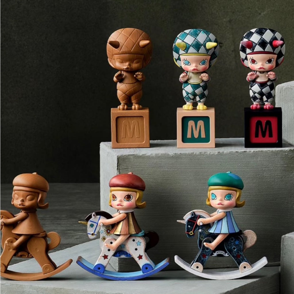 快速預購 ✅ Molly 雕塑系列經典回歸 盲盒 確認款 雕塑 茉莉小盜 molly和獨角獸 公仔 隱藏