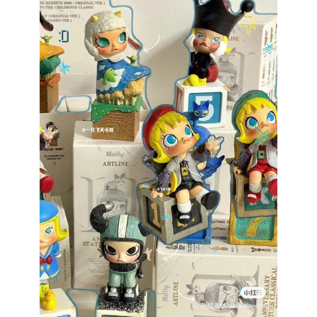 快速預購 ✅ Molly 周年紀念雕塑 二代 茉莉 泡泡瑪特 popmart 茉莉番茄殺手 我的二分之一 公仔 盲盒 隱