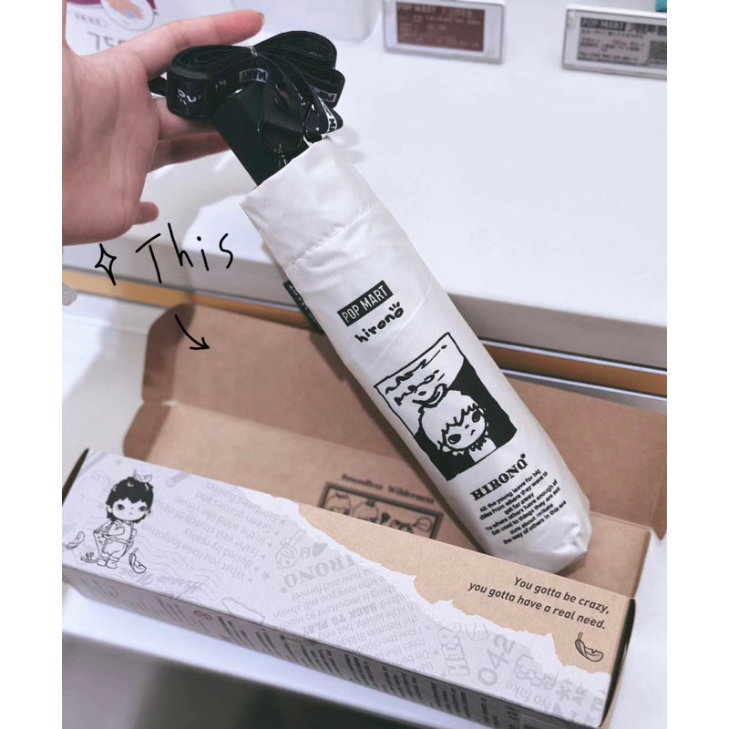 快速預購 ✅ 小野 Hirono 晴雨傘 泡泡瑪特 劇場系列 贈品 劇場系列 週邊 折疊傘 雨傘 晴雨傘 默劇 系列