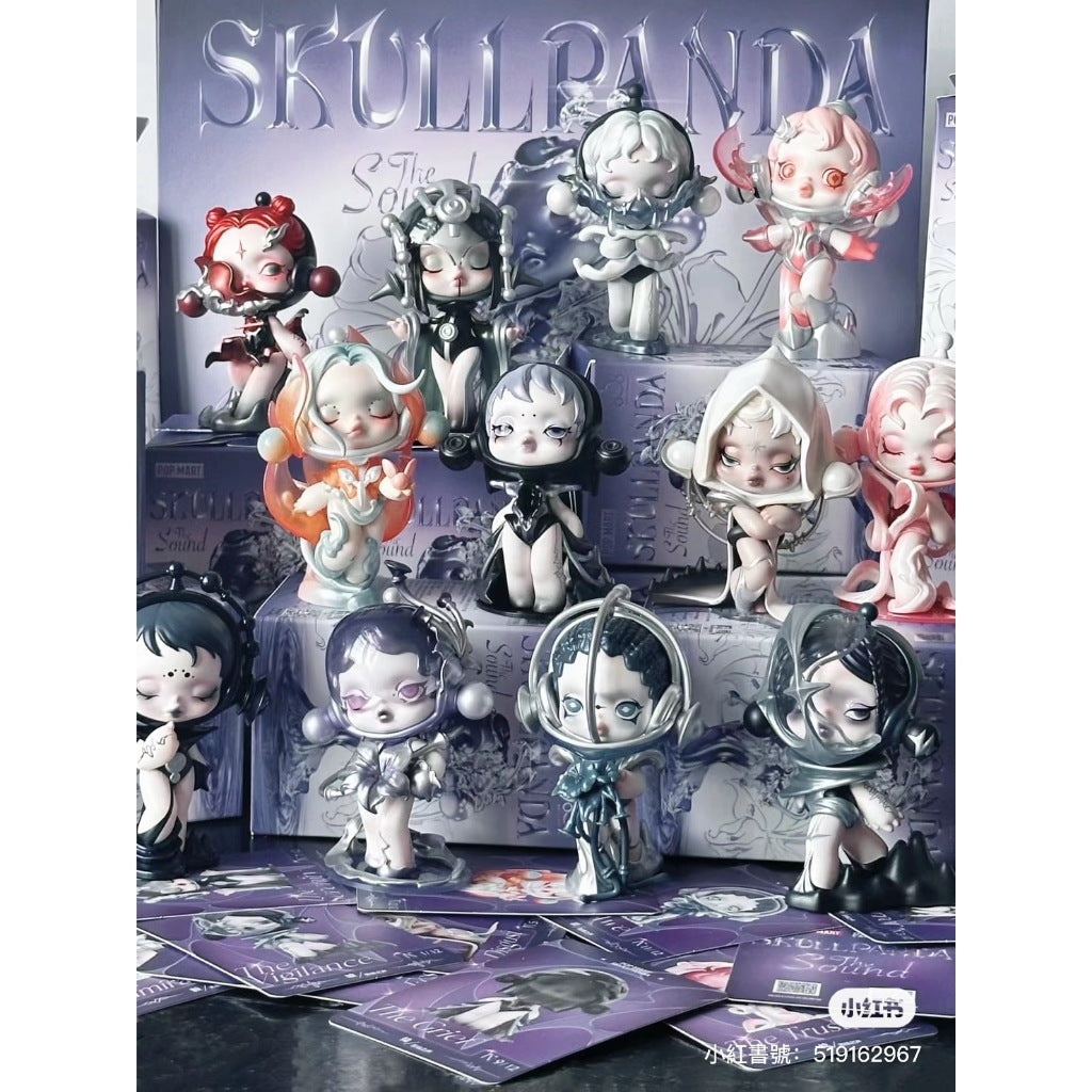 快速預購 ⚡ Skullpanda 聲音系列 確認款 泡泡瑪特 公仔 盲盒 隱藏 傾聽 憎-厭惡之聲 惗-篤信之聲